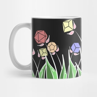Dice Flowers - Inverse Rainbow Pastel Mug